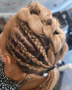 Braided up do pony
