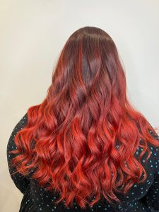 red hair