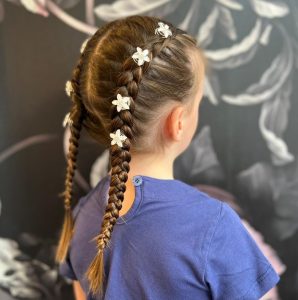 flower girl hair