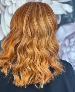 ginger waves and curls