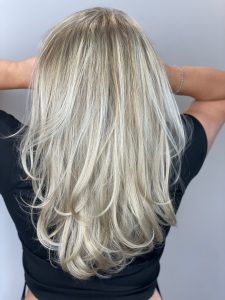 blonde hair cut